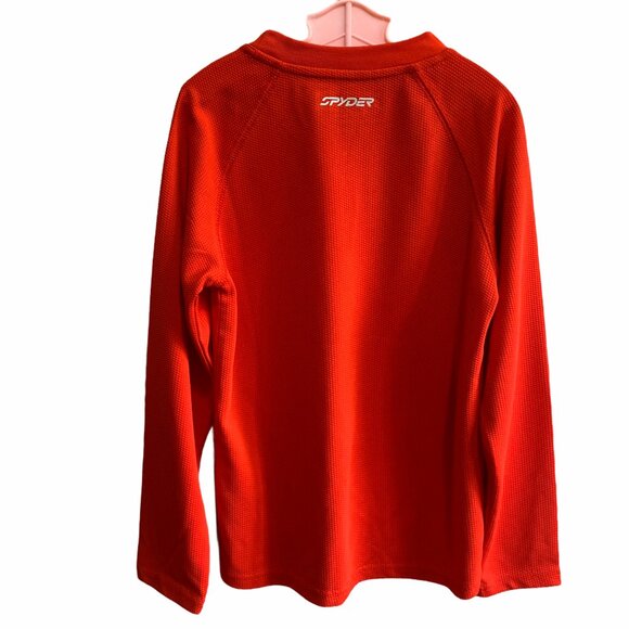 Spyder Athletic Performance Long Sleeve Red Tee S - Picture 4 of 4